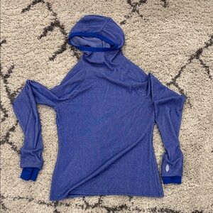FP Movement by Free People Blue Striped Hoodie